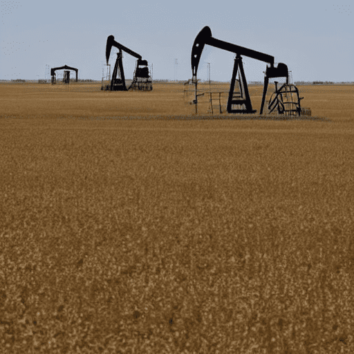 Land for sale that contains oil wells